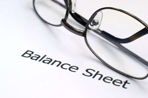 simple balance sheet