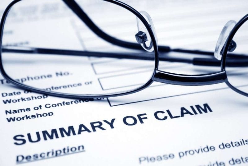 insurance company claim