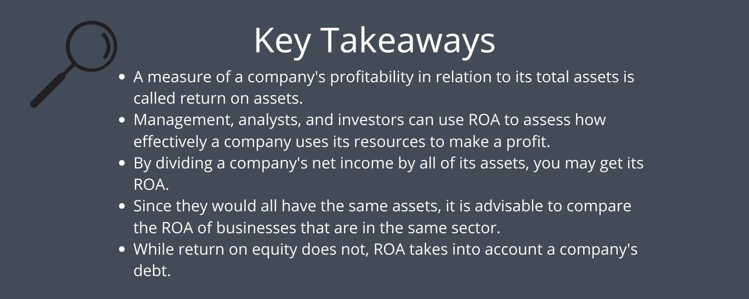 key takeaways for return on assets
