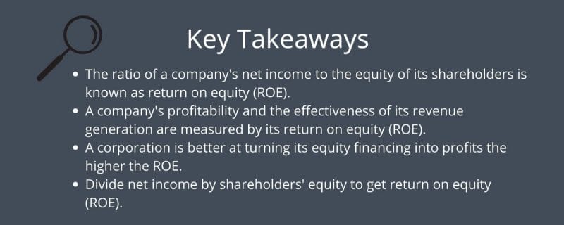 key takeaways of return on equity