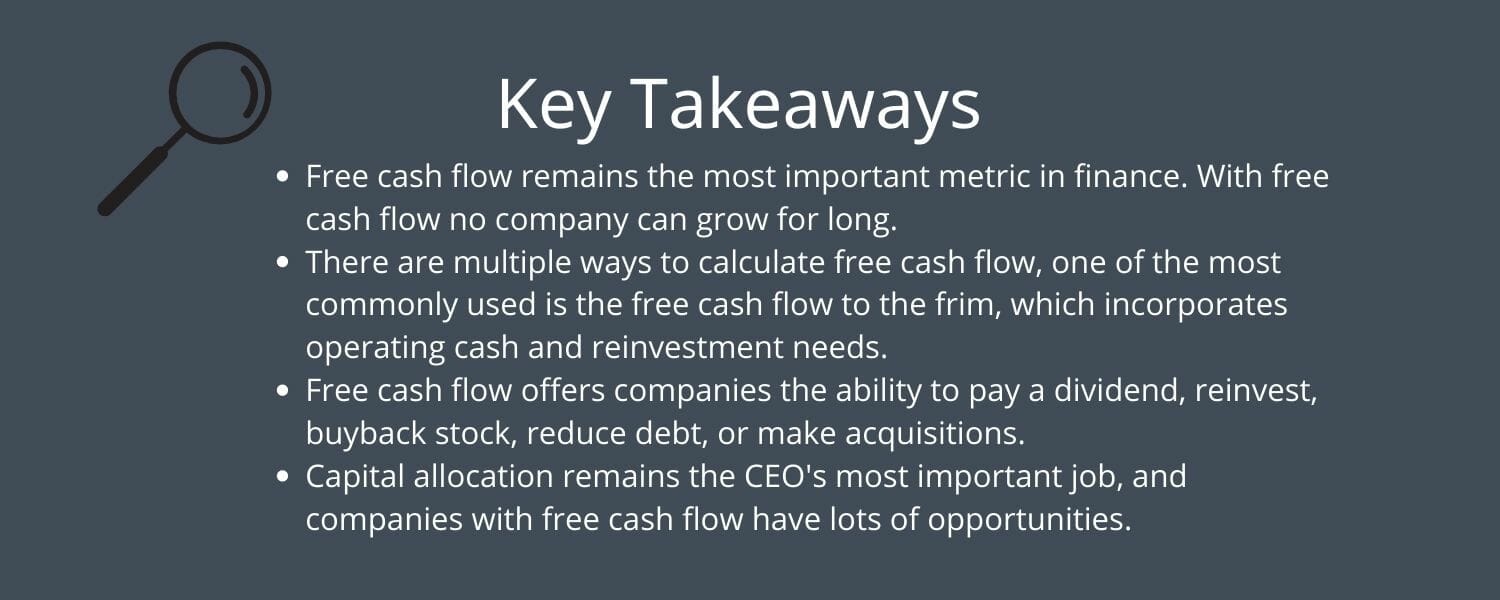 Free Cash Flow Uses: One of the Most Important Metrics in Finance