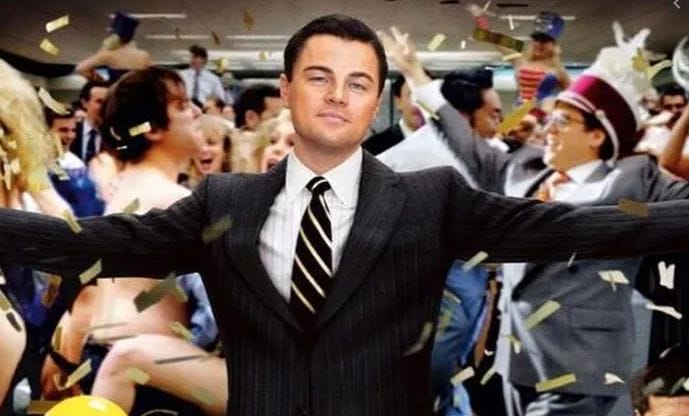 leonardo dicaprio from wolf of wall street