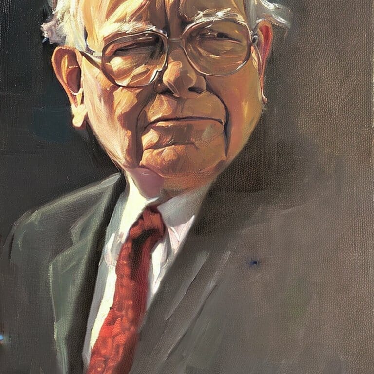 Warren Buffett portrait