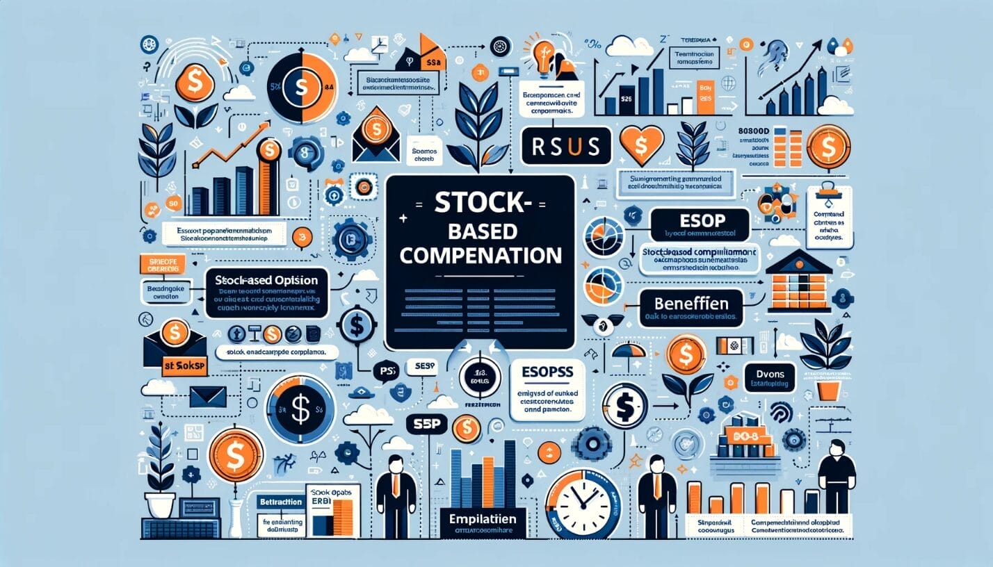 A chart of stock based compensation ai generated