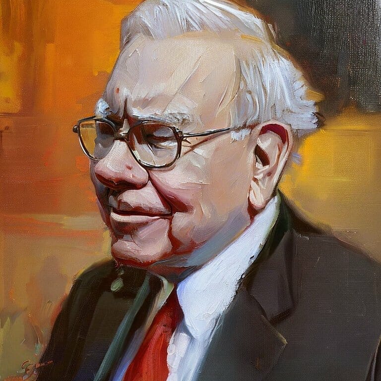 Warren Buffett portrait