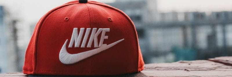 a picture of a baseball hat with the nike logo on it