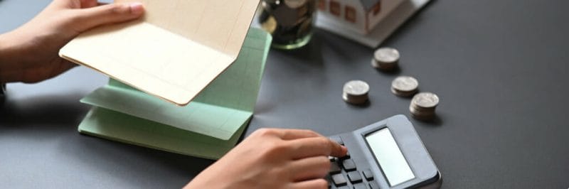 A hand on a keyboard