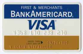 Original BancAmericard card