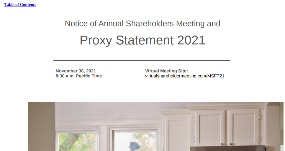 proxy statement from 2021