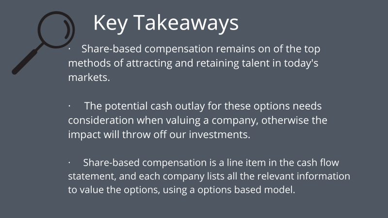 key takeaways from share-based compensation expense in 10-K
