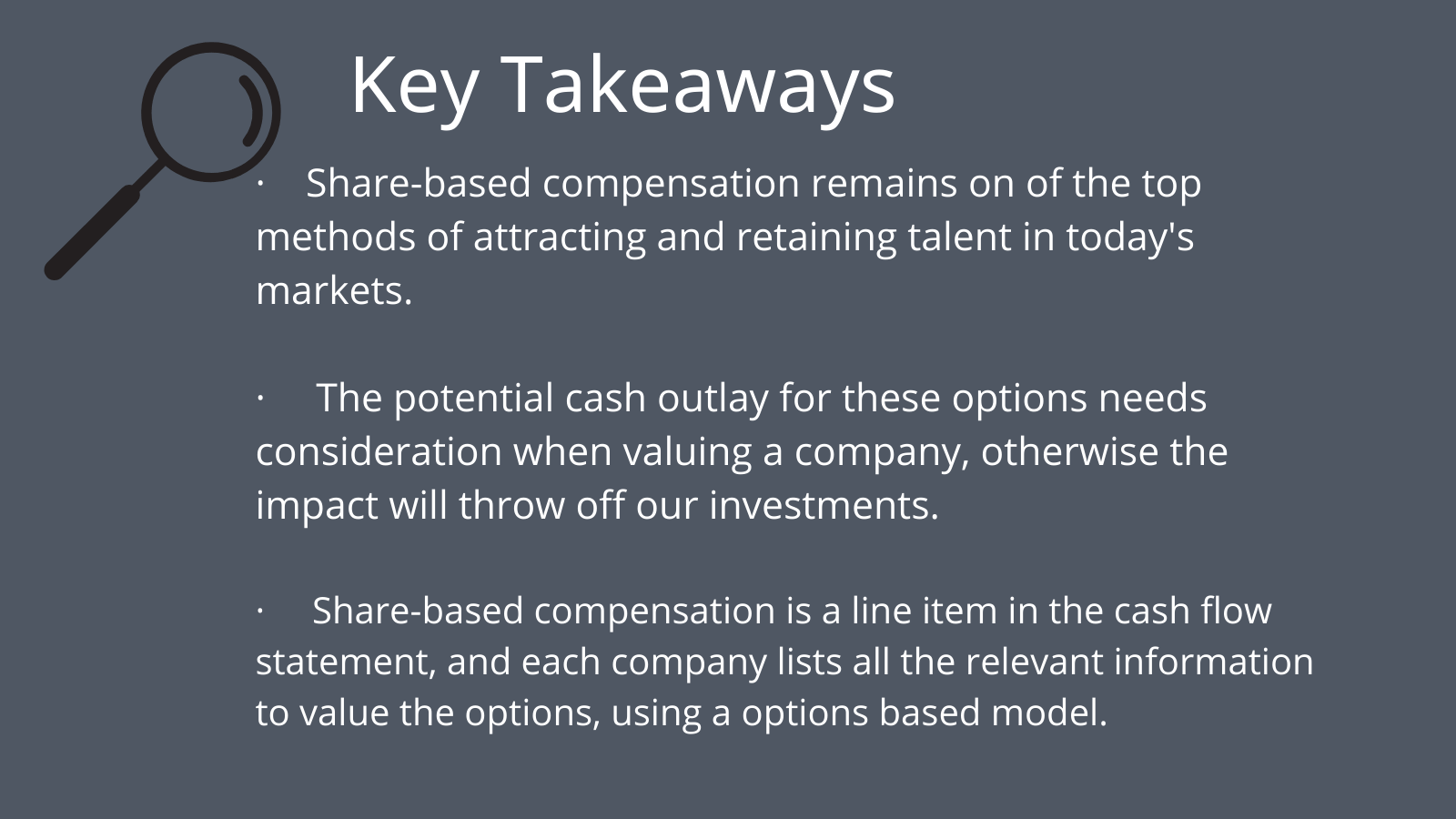 key takeaways from share-based compensation expense in 10-K