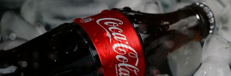 glass bottle of coca-cola