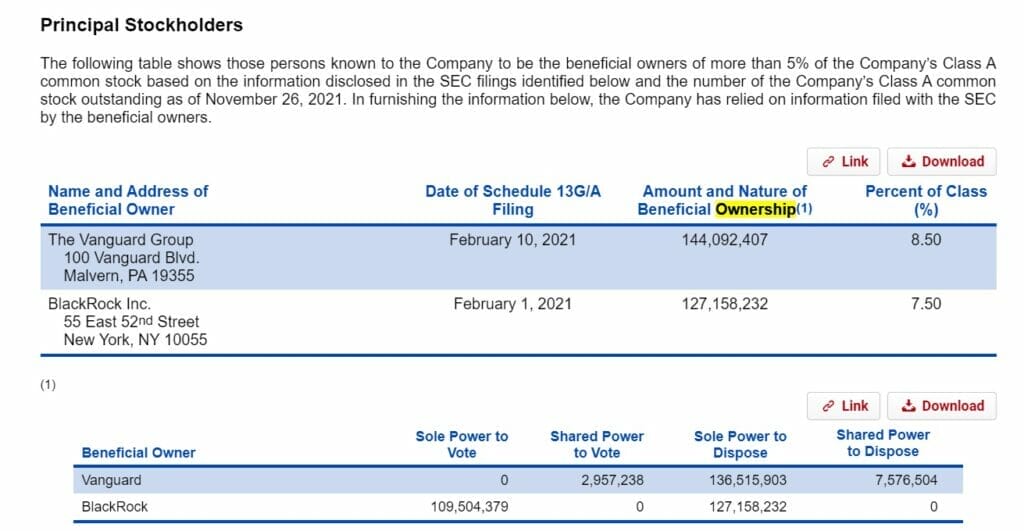 principal stockholders proxy example
