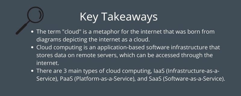 Key takeaways concerning how cloud computing works

