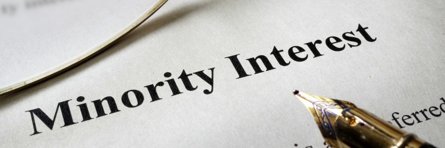 picture of the word minority interest