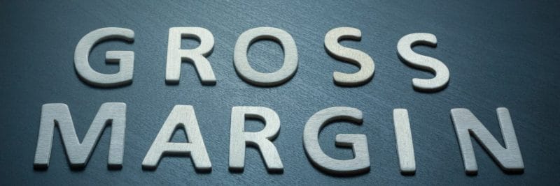 a pcture of the term gross margin