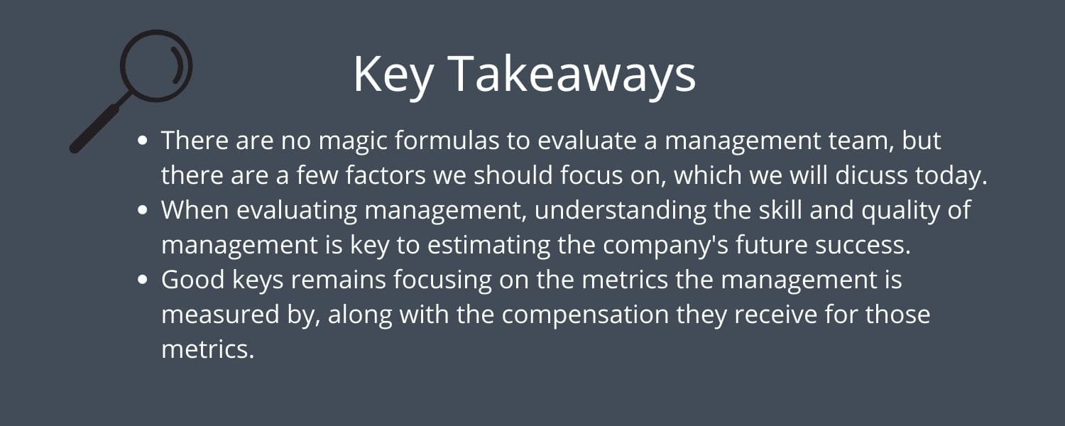 key takeaways