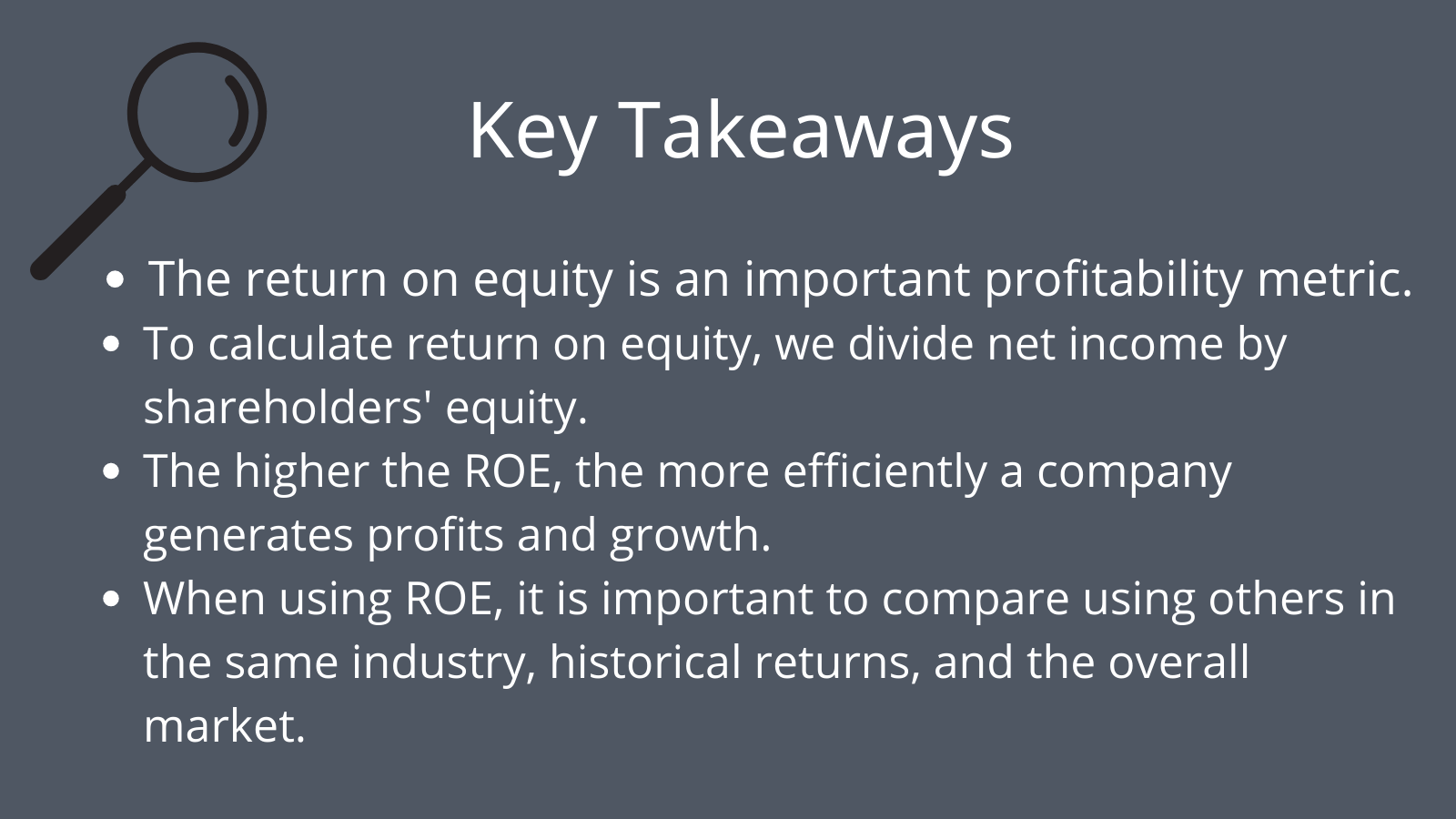 key takeaways