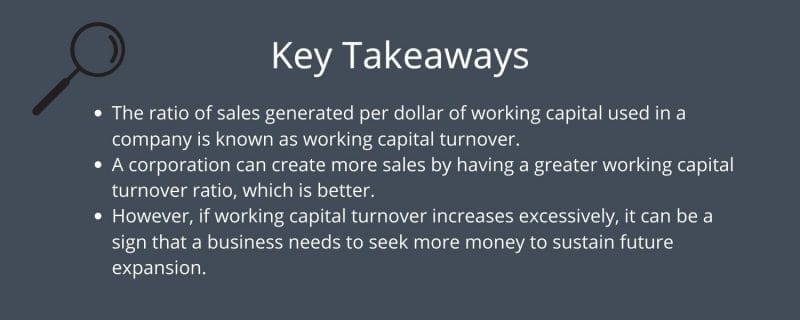 working capital turnover ratio key takeaways