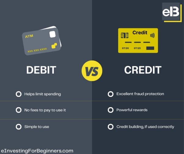 debit vs credit card comparison pros and cons advantages and disadvantages